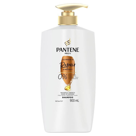 Pantene Pro-V Ultimate 10 Shampoo 900ml - Repair & Protect Formula-Auzzi Store