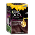 Garnier Olia 4.15 Iced Chocolate Permanent Hair Colour No Ammonia 60% Oils - Indulge in Rich Colour
