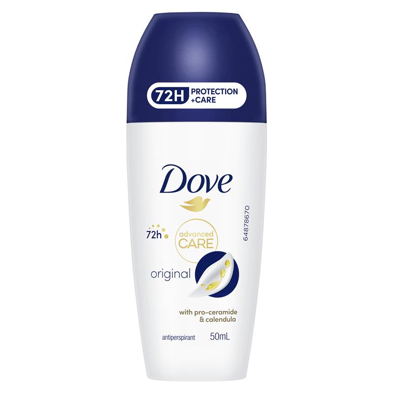 Dove Women Advanced Care Antiperspirant Deodorant 72h Roll On - Original 50ml-Auzzi Store