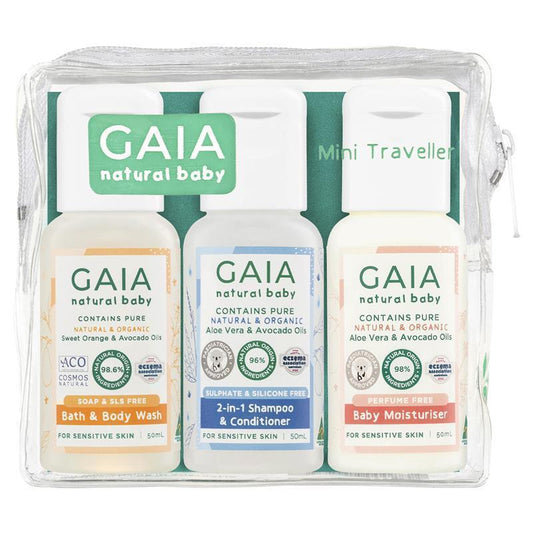 Gaia Natural Baby Mini Traveller - 3 x 50ml Travel Pack