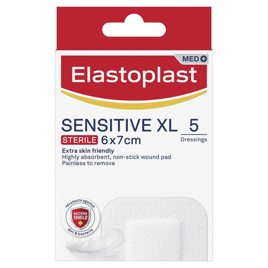 Elastoplast Sensitive Dressing XL 6x7cm - 5 Sterile Dressings – view 2