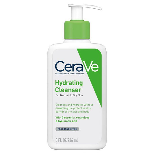 CeraVe Hydrating Cleanser 236ml - Gentle Hydration for All Skin Types - Auzzi Store