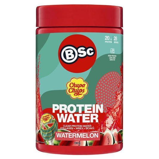 BSc x Chupa Chups Protein Water Watermelon 700g - Refreshing Protein Boost