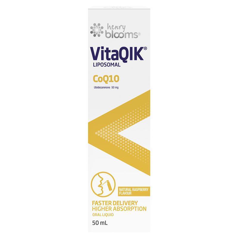 Henry Blooms VitaQIK Liposomal CoQ10 Sublingual Spray 50mL