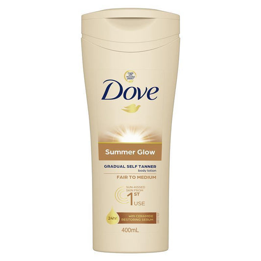 Dove Summer Glow Body Lotion for Fair to Medium Skin - 400ml-Auzzi Store