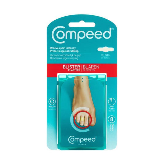 Compeed Blister Toes - 8 Plasters for Instant Pain Relief-Auzzi Store