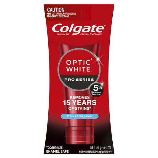 Colgate Optic White Pro Series Stain Prevention Toothpaste 80g - Reveal Your Radiant Smile