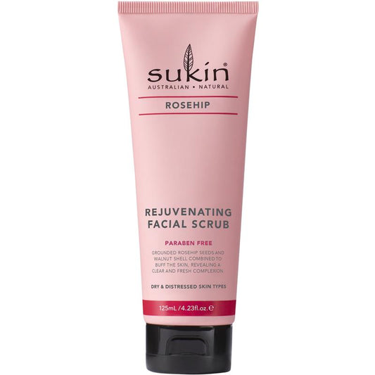 Sukin Rosehip Rejuvenating Facial Scrub - 125ml - Auzzi Store
