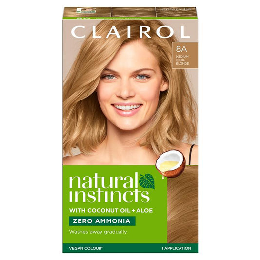 Natural Instincts 8A Linen - Medium Cool Blonde Semi-Permanent Hair Colour - Auzzi Store