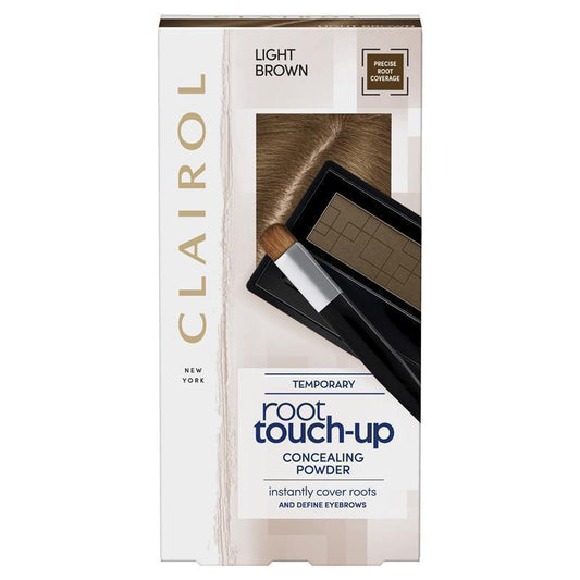 Clairol Nice & Easy Root Touch Up Concealing Powder Light Brown - Quick Gray Coverage - Auzzi Store