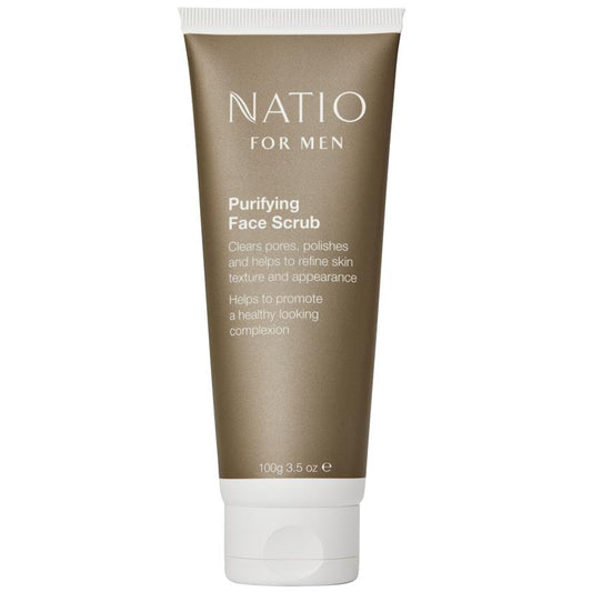 Natio Men's Purifying Facial Scrub 100g-Auzzi Store
