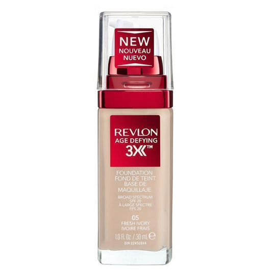 Revlon Age Defying 3X Foundation - Fresh Ivory 30mL with SPF 20-Auzzi Store