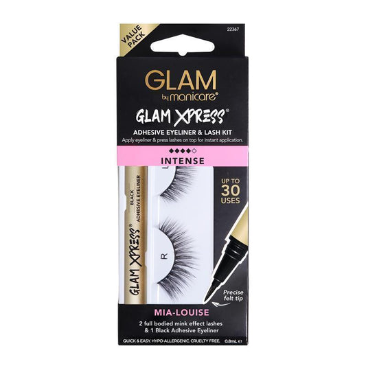 Glam By Manicare Glam Xpress Mia-Louise Adhesive Eyeliner & Lash Kit - 1 Pack - Auzzi Store