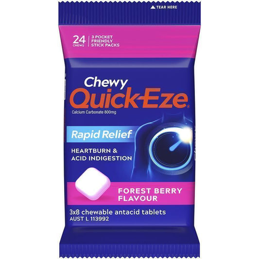 Quick Eze Chewy Forest Berry Multi Pack - 120g