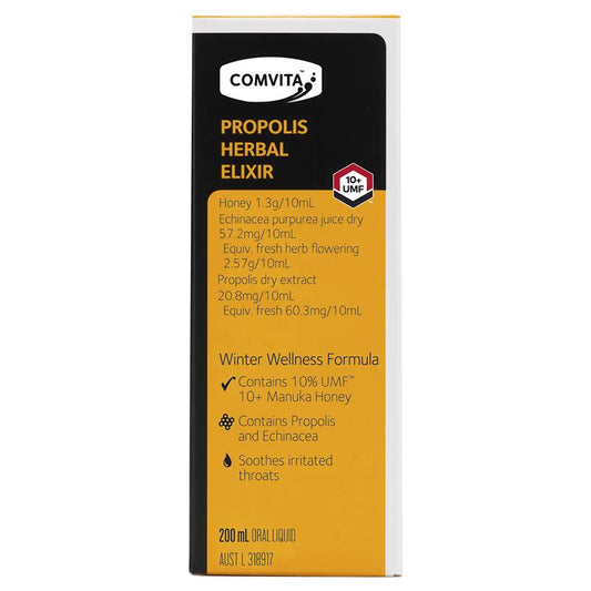 Comvita Propolis Elixir 200ml - Natural Wellness Support-Auzzi Store
