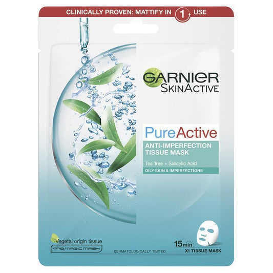 Garnier Pure Active Anti-Imperfection Sheet Mask - 23g
