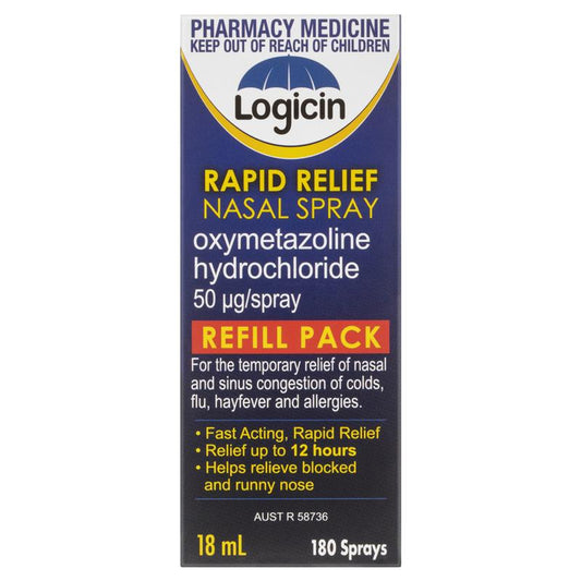 Logicin Nasal Spray Refill 18mL - Fast Sinus Relief-Auzzi Store