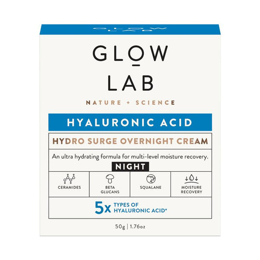Glow Lab Hyaluronic Acid Hydro Surge Night Cream 50g - Deep Hydration for Nighttime Recovery – view 2 - Auzzistore