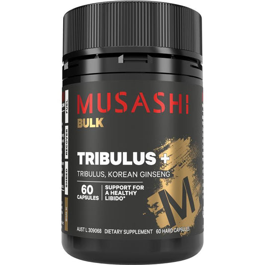 Musashi Tribulus + High Potency Libido Enhancement - 60 Capsules - Auzzi Store