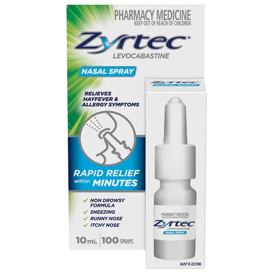 Zyrtec Antihistamine Hayfever & Allergy Nasal Spray - 10mL-Auzzi Store