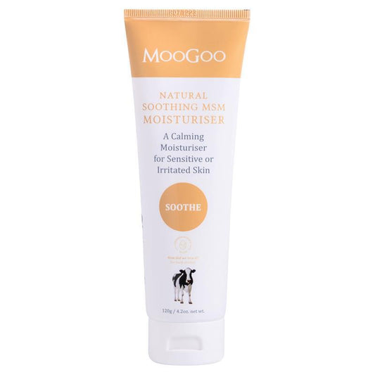 MooGoo Natural Soothing MSM Moisturiser 120g - Soothe Sensitive Skin