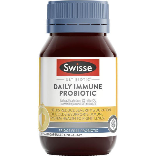 Swisse Ultibiotic Daily Immune Probiotic 30 Vegan Capsules