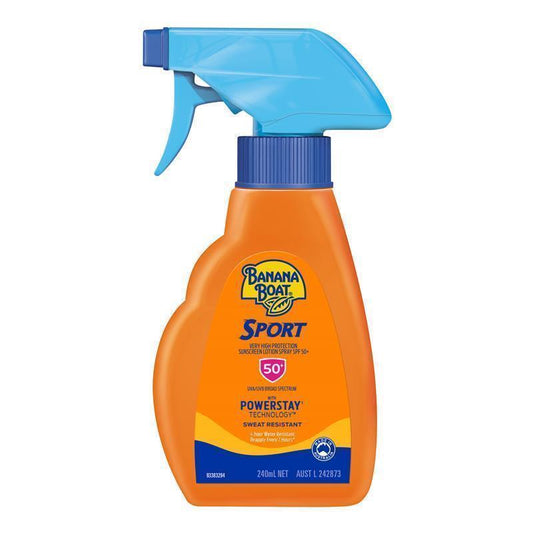 Banana Boat SPF 50+ Sport Trigger Spray 240ml - Ultimate Sun Defense-Auzzi Store