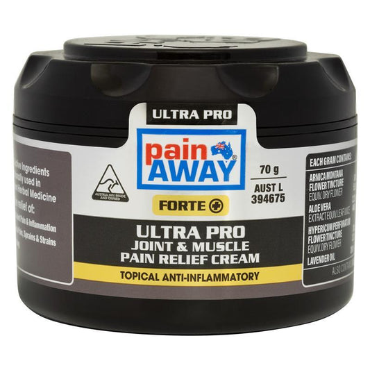 Pain Away Forte + Ultra Pro Joint & Muscle Pain Relief Cream 70g - Fast-Acting Relief-Auzzi Store