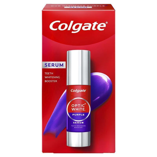 Colgate Optic White Purple Serum 40ml - Advanced Whitening Solution-Auzzi Store