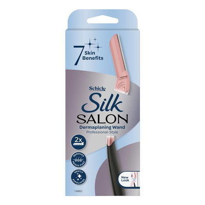 Schick Silk Salon Dermaplaning Wand Kit with 2 Blades