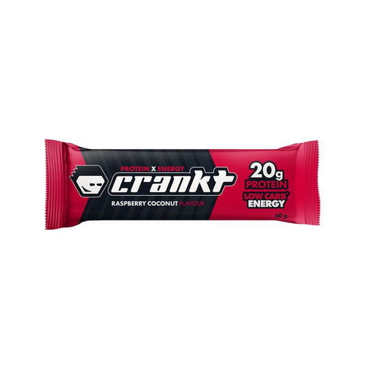 Crankt Protein Bar Raspberry Coconut 60g - Energizing Snack
