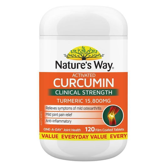 Nature's Way Curcumin - 120 Tablets: Nature's Anti-Inflammatory Powerhouse