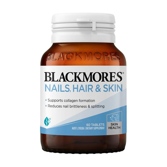 Blackmores Nails, Hair & Skin 60 Tablets - Essential Nutrients for Radiant Beauty-Auzzi Store