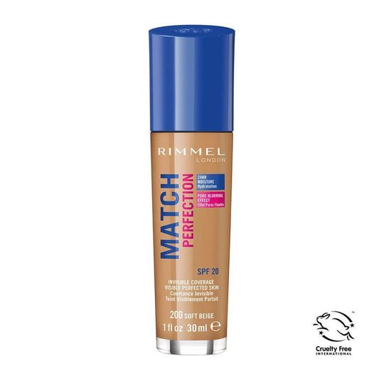 Rimmel Match Perfection 200 Soft Beige - Auzzistore