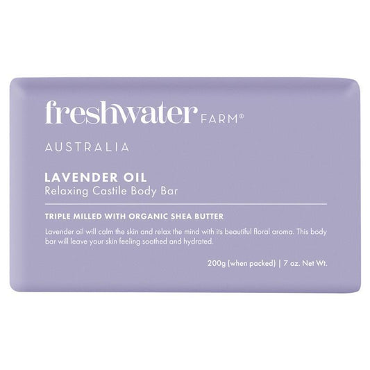 Freshwater Lavender Oil Body Bar 200g – Natural Moisturizing Soap