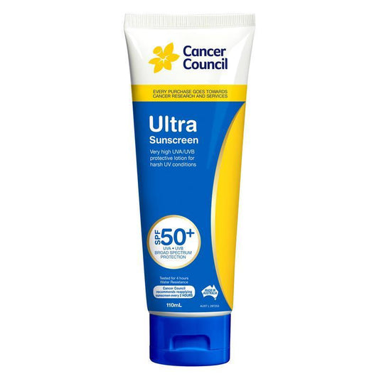 Cancer Council SPF 50+ Ultra Sunscreen 110ml Tube-Auzzi Store