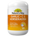 Nature's Way Garlic, Vitamin C & Horseradish Supplement - 200 Tablets