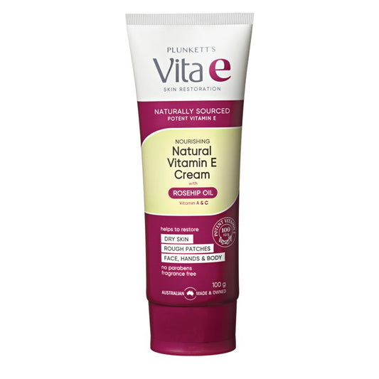 Plunkett's Vita E Natural Vitamin E Cream 100g - Repair & Restore-Auzzi Store