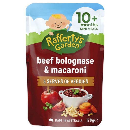Raffertys Garden Bolognese with Macaroni 170g - 10+ Months-Auzzi Store