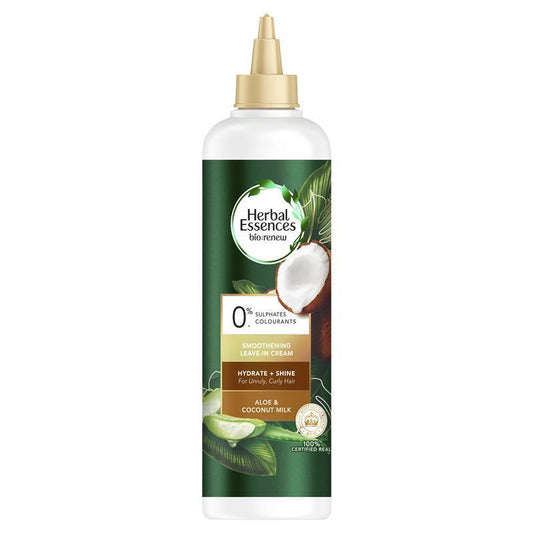 Herbal Essences Bio Renew Coconut Milk & Aloe Smoothening Leave-In Cream 270ml-Auzzi Store