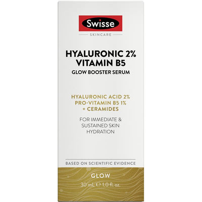 Swisse Beauty Hyaluronic 2% Vitamin B5 Glow Booster Serum - 30ml