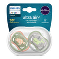 Avent Ultra Air Soother 6-18 Months - Deco Mixed 2 Pack