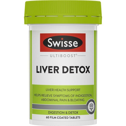 Swisse Ultiboost Liver Detox 60 Tablets - Natural Liver Support-Auzzi Store