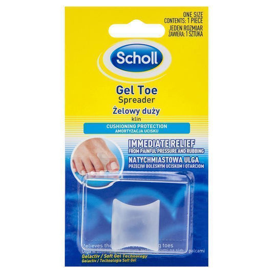 Scholl Gel Toe Spreader - Pain Relief & Protection for Overlapping Toes-Auzzi Store