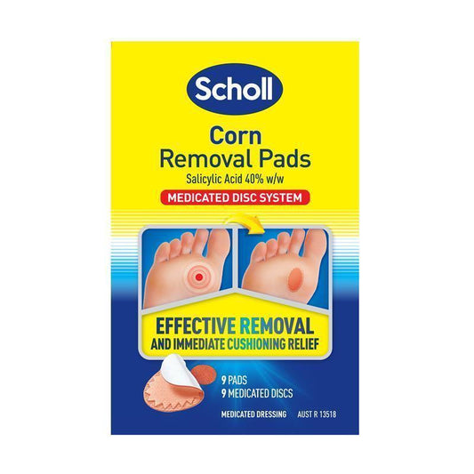 Scholl Corn Removal Medicated Disc Pads - 9 Pack-Auzzi Store