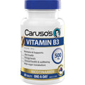Caruso's Vitamin B3 (Nicotinamide) 500mg, 60 Vegan Tablets