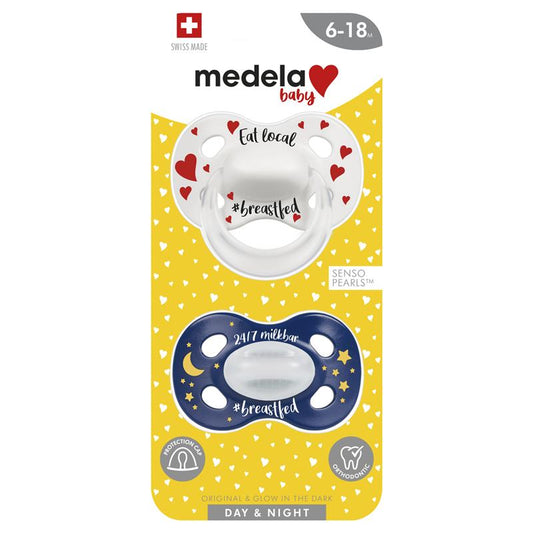 Medela Day & Night Duo Soothers - 6-18 Months (2 Pack)