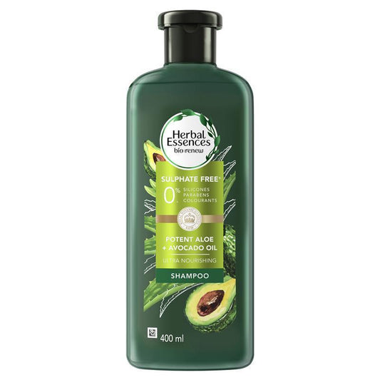 Herbal Essences Bio Renew Potent Aloe + Avocado Oil Shampoo 400ml - Nourish Your Hair Naturally