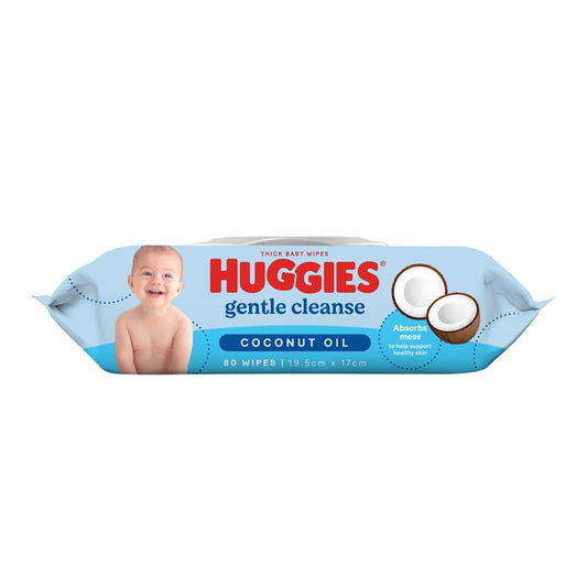 Huggies Coconut Scented Baby Wipes - 80 Count-Auzzi Store