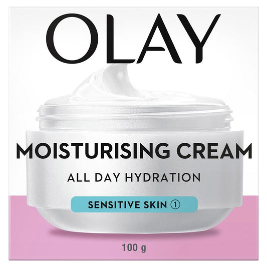Olay Moisturising Cream Sensitive Skin 100g - Nourishing Hydration for Sensitive Skin-Auzzi Store